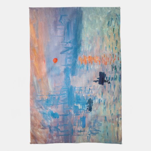 Linge De Cuisine Claude Monet - Impression, lever de soleil (Vertical)