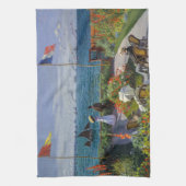 Linge De Cuisine Claude Monet - Jardin de Sainte-Adresse (Vertical)
