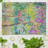 Linge De Cuisine Claude Monet - Le jardin d'Iris à Giverny (Plié)