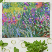 Linge De Cuisine Claude Monet : Le jardin d'iris chez Giverny (Plié)