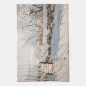 Linge De Cuisine Claude Monet - Le Magpie (Vertical)