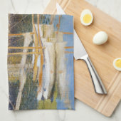 Linge De Cuisine Claude Monet - Le pont Argenteuil (Quart Plié)