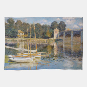 Linge De Cuisine Claude Monet - Le pont Argenteuil