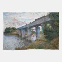 Claude Monet - Le pont ferroviaire à Argenteuil
