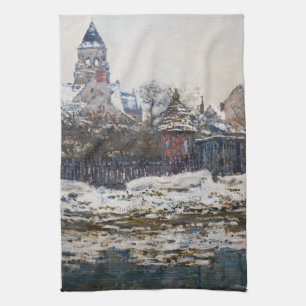 Linge De Cuisine Claude Monet - L'église de Vetheuil