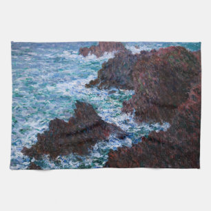 Linge De Cuisine Claude Monet - Les rochers de Belle-Île, côte sauv