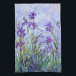 Linge De Cuisine Claude Monet - Lilac Irises / Iris Mauves<br><div class="desc">Lilac Irises / Iris Mauves - Claude Monet,  1914-1917</div>