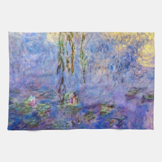 Linge De Cuisine Claude Monet - Lys d'eau (Horizontal)