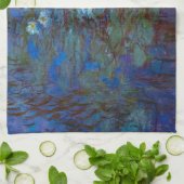 Linge De Cuisine Claude Monet - Lys d'Eau Bleue (Plié)