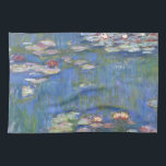 Linge De Cuisine Claude Monet // Nappes d'eau<br><div class="desc">Water Lilies est une série d'environ 250 peintures à l'huile réalisées par l'impressionniste Claude Monet (1840-1926). Les peintures représentent le jardin fleuri de Monet à Giverny et ont été l'objet principal de la production artistique de Monet pendant les dernières trente années de sa vie.</div>