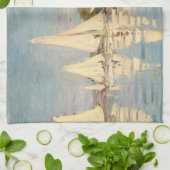 Linge De Cuisine Claude Monet | Regatta at Argenteuil, c.1872 (Plié)