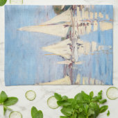 Linge De Cuisine Claude Monet - Regattas à Argenteuil (Plié)