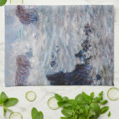 Linge De Cuisine Claude Monet - Tempête au large de la côte Belle-Î (Plié)