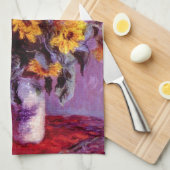 Linge De Cuisine Claude Monet : Tournesols (Quart Plié)