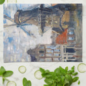 Linge De Cuisine Claude Monet - Windmill, Amsterdam (Plié)