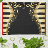 Linge De Cuisine Clavier musical (Plié)