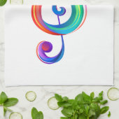 Linge De Cuisine Clé arc-en-ciel (Plié)