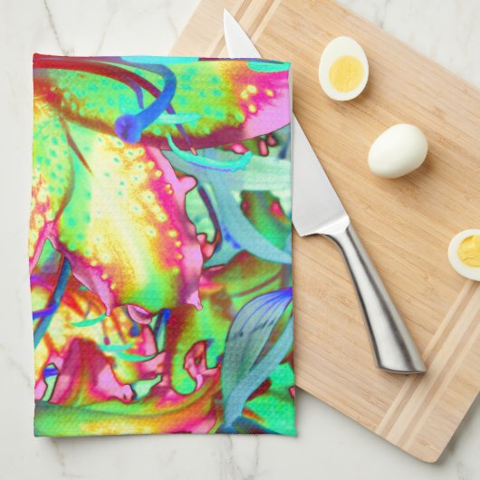 Linge De Cuisine Clé West Lily (Quart Plié)