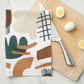 Linge De Cuisine Clean Abstract Boho Pattern | Modern Minimal (Quart Plié)