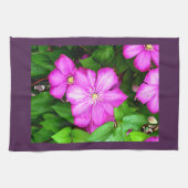 Linge De Cuisine Clematis (Horizontal)