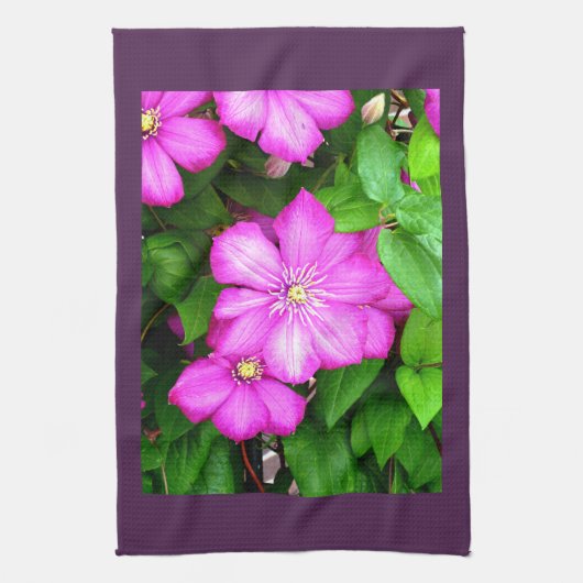 Linge De Cuisine Clematis (Vertical)