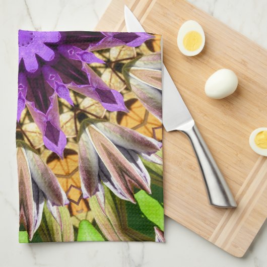 LINGE DE CUISINE CLEMATIS (Quart Plié)