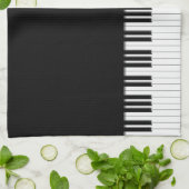 Linge De Cuisine Clés de clavier de piano (Plié)