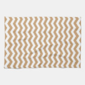 Linge De Cuisine Clifton Beach Sand Wave Chevron (Horizontal)