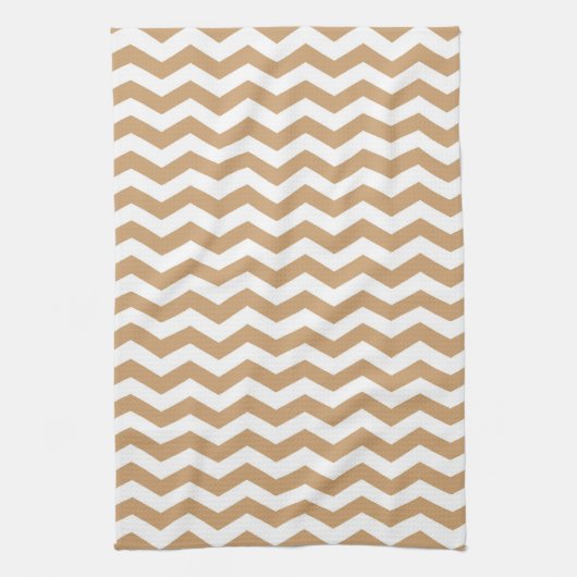Linge De Cuisine Clifton Beach Sand Wave Chevron (Vertical)