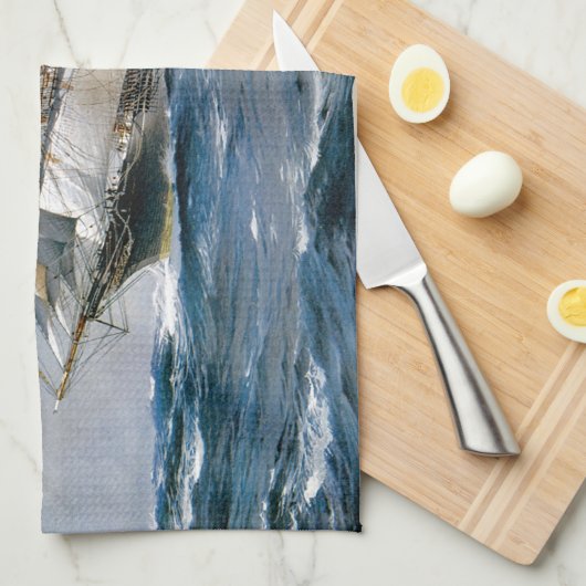 Linge De Cuisine Clipper à voile Dreadnough (Quart Plié)