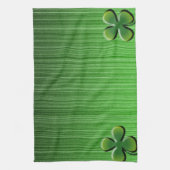 Linge De Cuisine Clocher vert à quatre feuilles (Vertical)