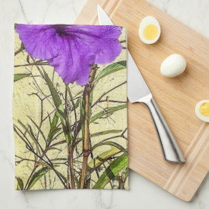 Linge De Cuisine Closeuse de Petunias pourpre
