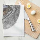 Linge De Cuisine Closeuse de réflexion des yeux du cheval (Quart Plié)