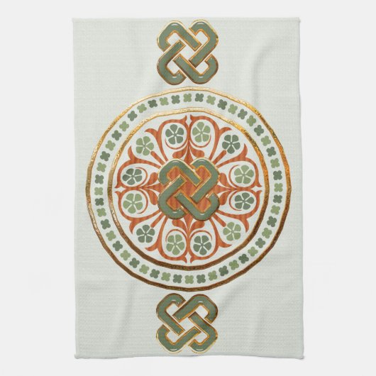 Linge De Cuisine Clover Mandala (Vertical)