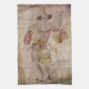 Linge De Cuisine Clown dans le miroir