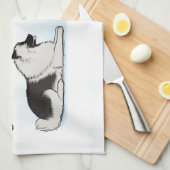 Linge De Cuisine Club de fan de Keeshond - Keesie aime des fans (Quart Plié)