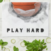 Linge De Cuisine Clunk de basket-ball (Plié)
