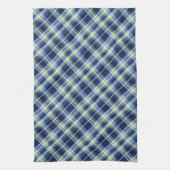 Linge De Cuisine Coastal - Marine Blue, Blue-Grey, Orange, Lime... (Vertical)