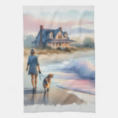 Linge De Cuisine Coastal Walk to Lighthouse at Sunset (Vertical)