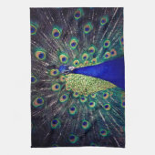 Linge De Cuisine Cobalt Blue Peacock (Vertical)