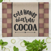 Linge De Cuisine Coca chaud à mains froides - Style primitif (Plié)