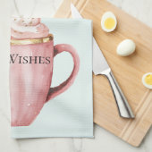 Linge De Cuisine Coca de Noël Gold Pink Mint Warm Warm (Quart Plié)