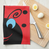 Linge De Cuisine Coccinelle (Quart Plié)