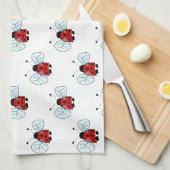 Linge De Cuisine Coccinelle (Quart Plié)