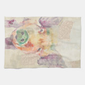 Linge De Cuisine Cochon de collier de la ferme (Horizontal)