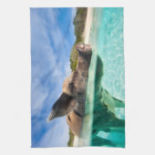 Linge De Cuisine Cochon de natation d'Exuma (Vertical)