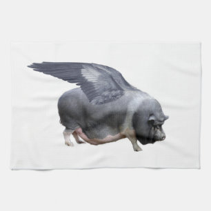 Linge De Cuisine cochon volant
