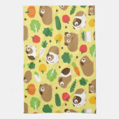 Linge De Cuisine Cochons d'Inde Et Leurs Friandises (Vertical)