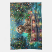 Linge De Cuisine Cockapoo Christmas Festive Voyage (Vertical)