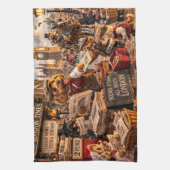 Linge De Cuisine Cockapoo London Œuvre d'Art Murale – Vintage (Vertical)